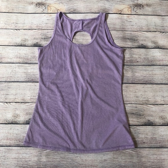 Fabletics Lilac Keyhole Back Tank Top Size XS - Picture 1 of 6